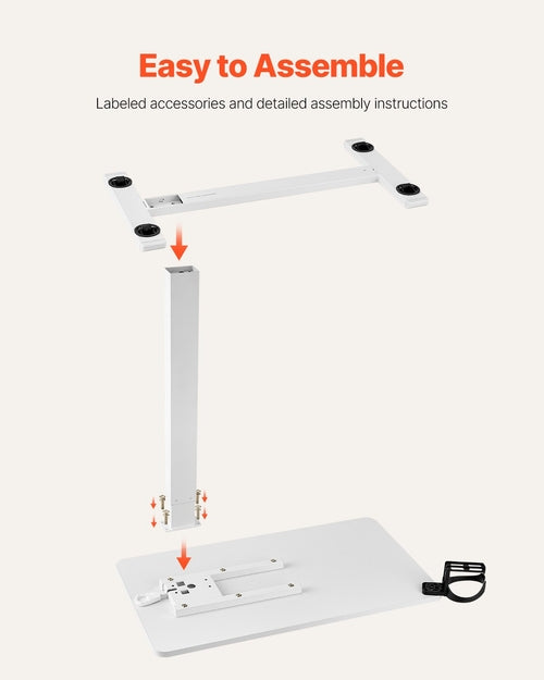 Mesa Bedside Premium con Ruedas Invisibles