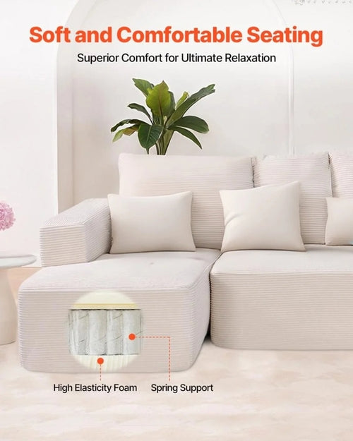 Sofá Modular Premium en L — ASV CloudFlex™